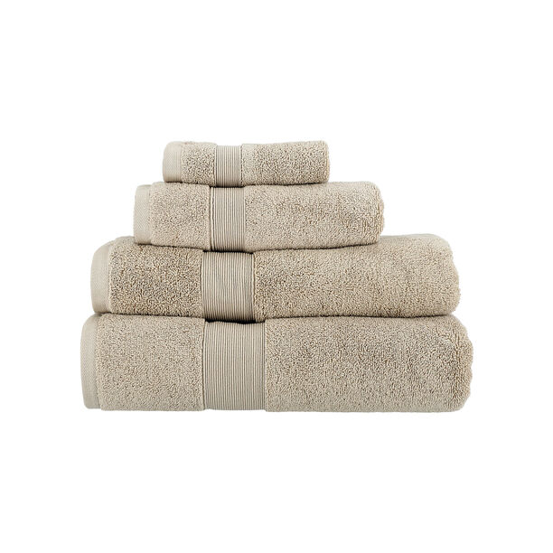 Boutique Blanche beige cotton ultra soft face towel 30*30 cm image number 0