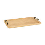 Bamboo Tray With Woody Handles image number 1