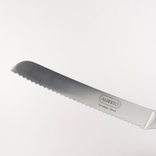 Alberto stainless steel bread knife 8"