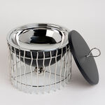 La Mesa Stainless Steel Food Warmer 25.5*25.5*24 Cm image number 1