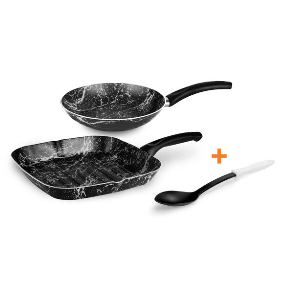 Grandi grill 28 cm and frying pan 22 cm +gift image number 0