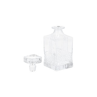 RCR transparent italian crystal decanter with lid