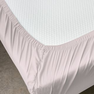 Ambra 600 TC supima cotton fitted sheet 180*200 pink