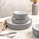 La Mesa grey stoneware 18 pc Dinner set image number 0