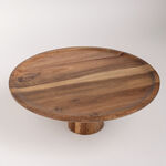 Alberto wooden cake dome with stand 36*13.5 cm image number 3