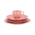 Ryo pink porcelain 20 pc dinner set Oxford collection image number 3