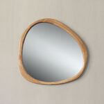 Homez wooden wall mirror 76*80*3 cm image number 0