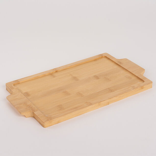 La Mesa Oven/Serving Rectangle Plate With Bamboo image number 3