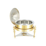 La Mesa Chaffing Dish With Side Hanger 5L Gold Colour image number 2