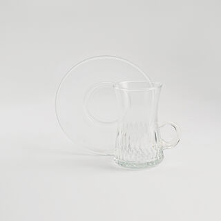 Dallaty glass tea cups 12 pcs