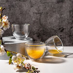 6 Piece Glass Double Wall Coffee Cup image number 4