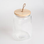 Alberto Glass Jar With Wooden Lid And Hemp Rope 2150Ml image number 2