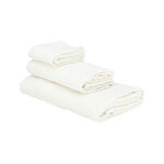 Cotton embroidered beige bath towel,70*140 cm image number 4