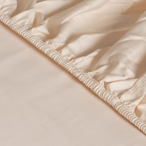 Ambra 500 TC egyptian cotton fitted sheet 200*200 cream image number 1