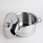 Stainless Steel Pot With Stainless steel Cover 28*18 cm image number 2