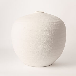 Homez off white ceramic vase 33*33*31.5 cm