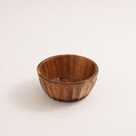 Alberto Acacia wood dark brown salad bowl 19*8 cm image number 0