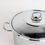 Stainless Steel Pot With Stainless steel Cover 28*18 cm image number 3