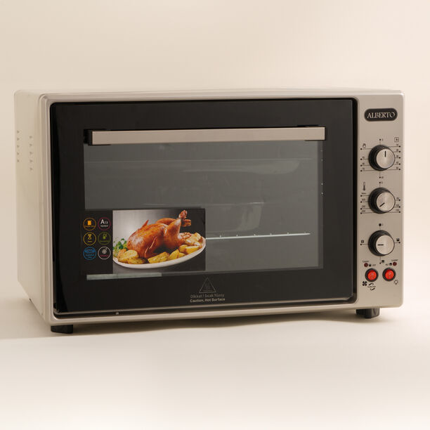 Alberto gray electric oven 60 LT, 1800 W image number 0