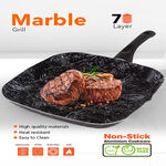 Grandi black marble grill pan 28 cm image number 0