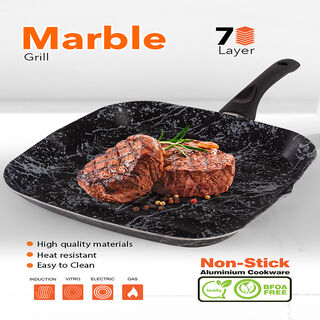 Grandi black marble grill pan 28 cm