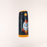 Rocket print stainless steel water bottle 350ml image number 0