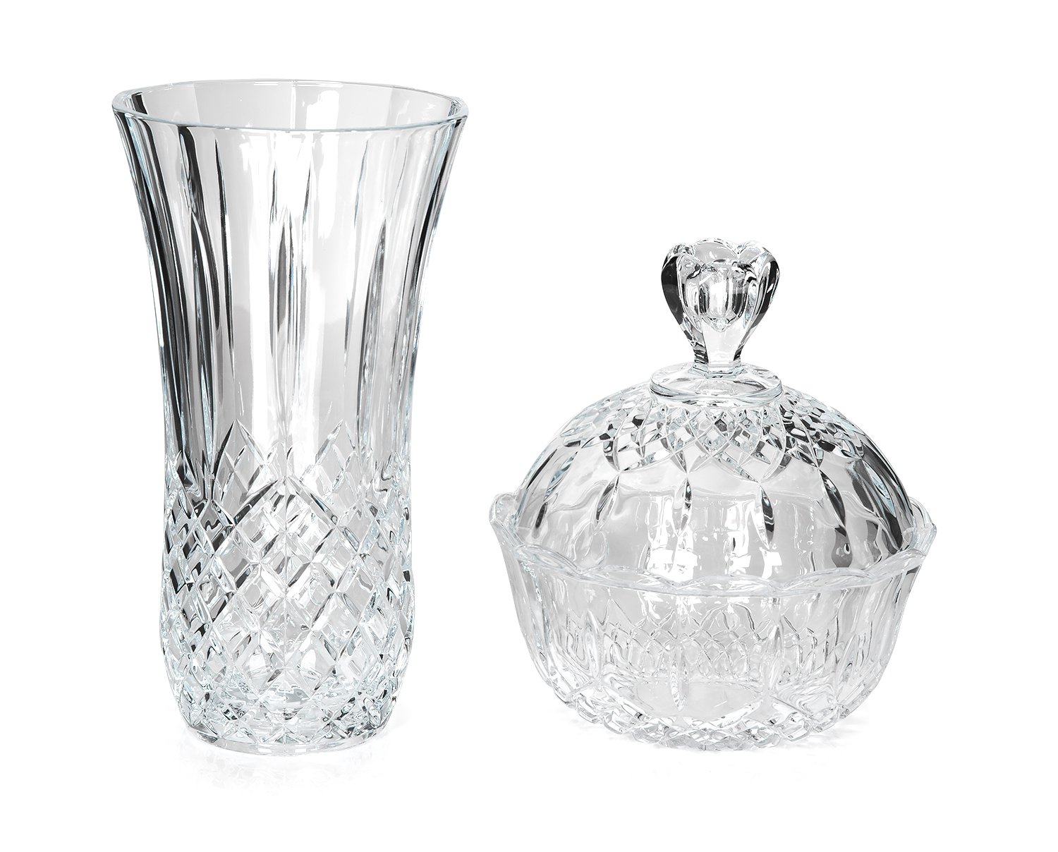 Buy Glass Vase Gift Set Clear Online Nice