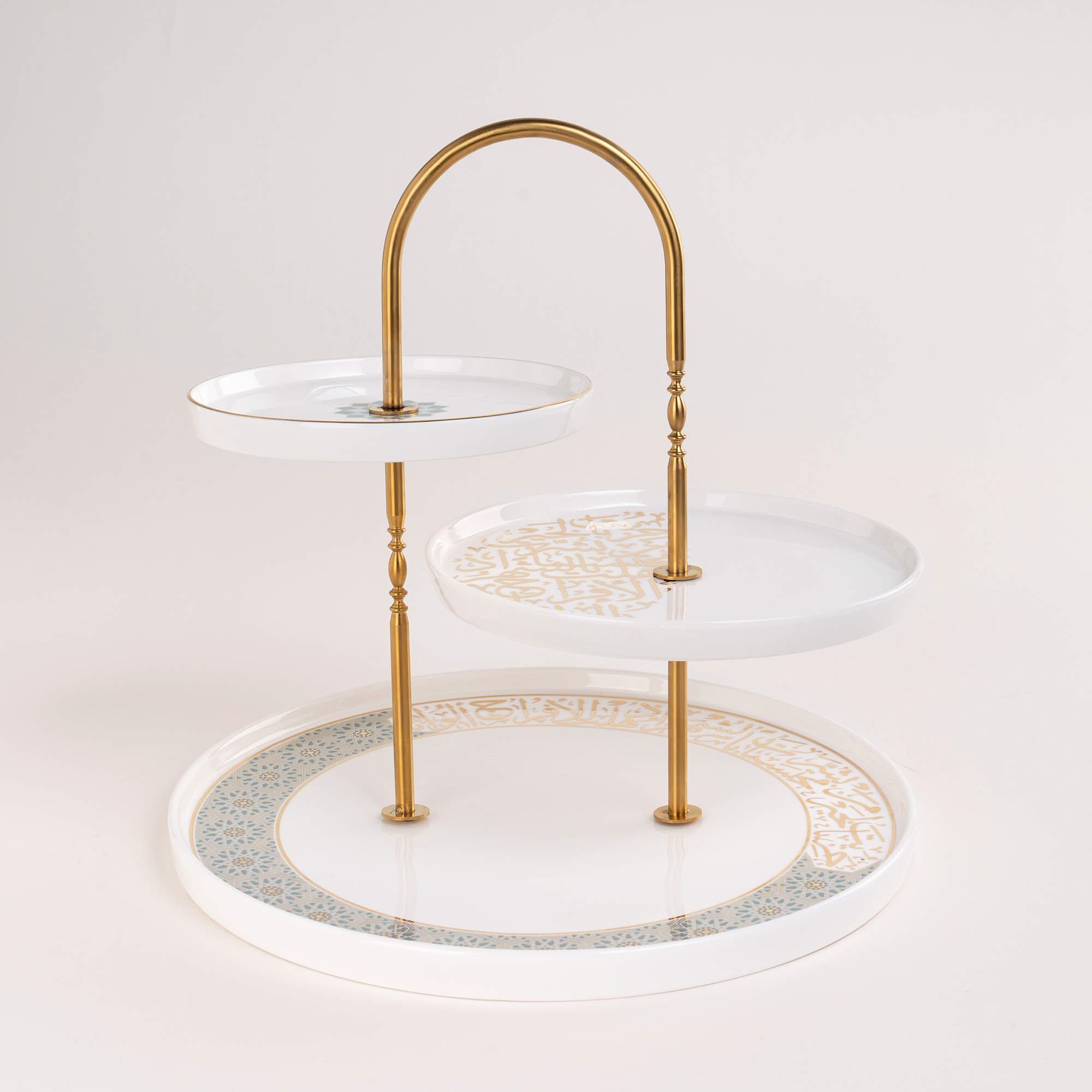 

Misk Stainless Steel 3 Tier Serving Stand