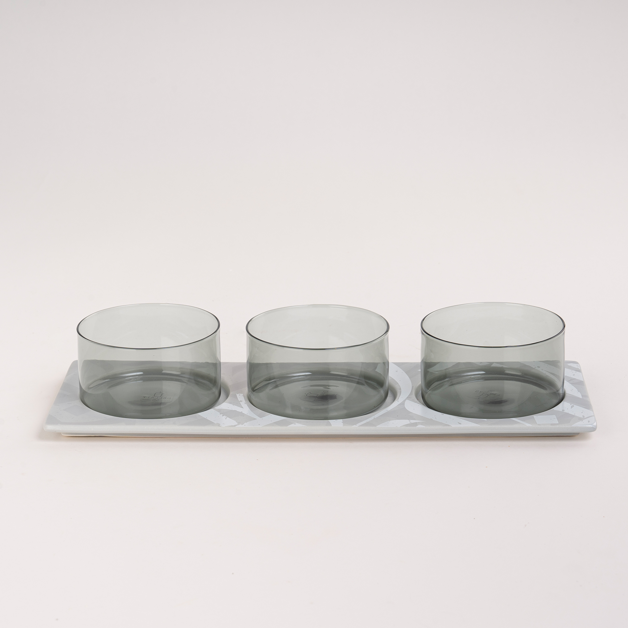 

Dallaty glass porcelain nut bowls set 4 pcs