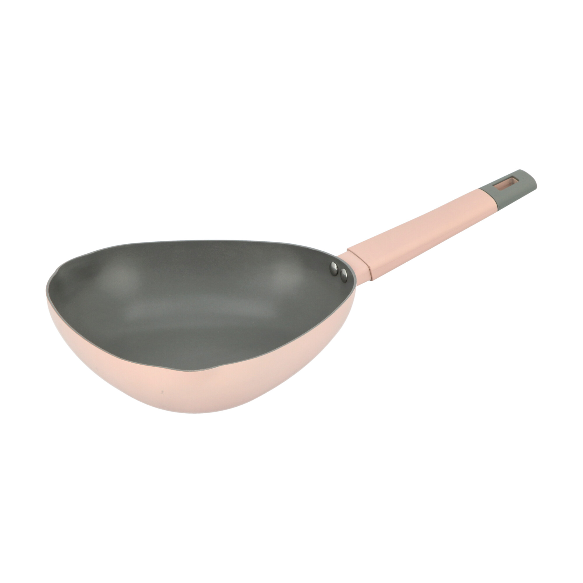 

Alberto Non Stick Fry Pan With Pouring Lip Pink Color